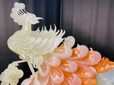 阿富汗紅花冰玉【富貴吉祥】6