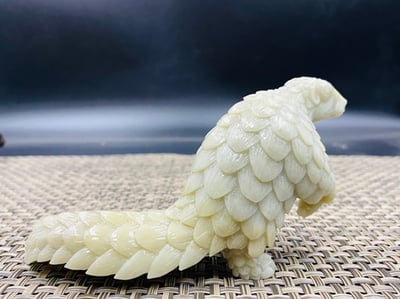 石鎧護運，鎮宅開路 壽山峨嵋石【穿山甲】王逸文老師純手工雕刻4