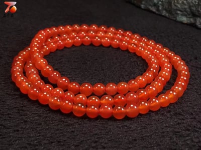 高端冰紅女神款 臻品雲南保山冰紅長鏈6mm手珠6