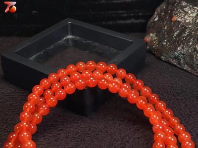 高端冰紅女神款 臻品雲南保山冰紅長鏈6mm手珠7