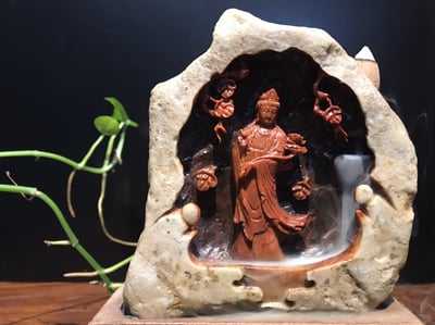 壽山牛蛋石【觀音倒流香】1