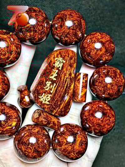 印度小葉紫檀手珠【霸王別姬】25mm×10顆3