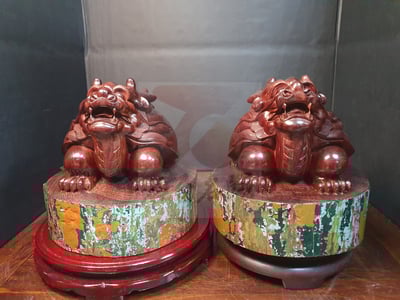 印度小葉紫檀 中子親刻【仁壽龍龜】4