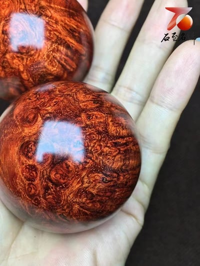 印度小葉紫檀 爆滿葡萄纓子瘤疤【富貴保健球3號】7