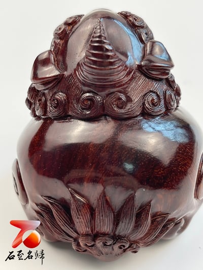 印度小葉紫檀高油密 多金星手把件／小擺件【諦聽】5