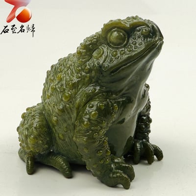 壽山稀有石種【呱呱來財】王逸文老師純手工雕刻8