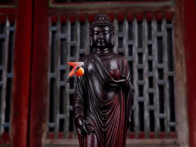 印度小葉紫檀零瑕疵精品 清刀款【如來佛祖】2