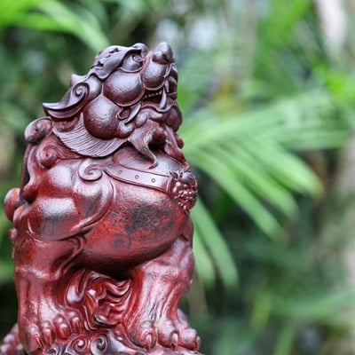 印度小葉紫檀精品【招財瑞獸】5