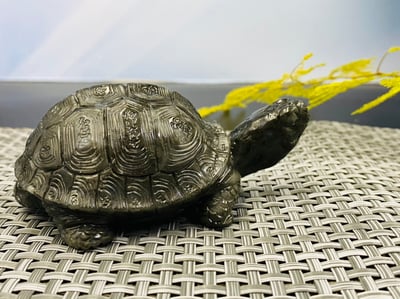 壽山峨嵋石精雕作品【長壽龜】1