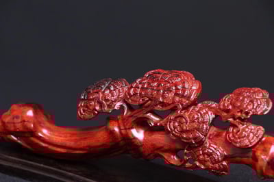 印度小葉紫檀【靈芝如意】5