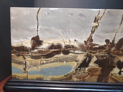 國畫石【熱帶風情】6