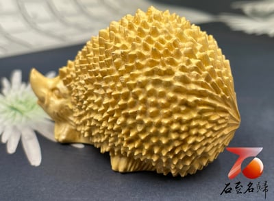 台灣現貨 實體店鋪 雲南大葉黃楊【刺蝟手把件】4