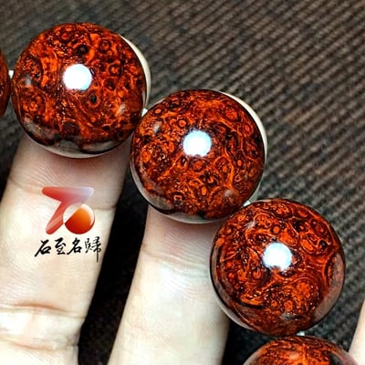 印度小葉紫檀18mm超爆滿纓子瘤疤【御】7