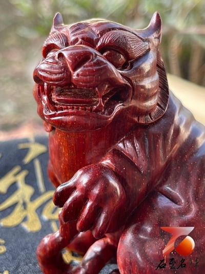 印度小葉紫檀高油密二膘材質 湘工手作【四大神獸】23