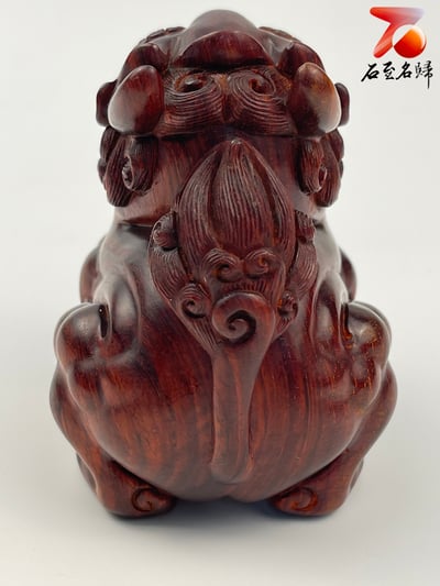 印度小葉紫檀 高油密二膘料 湘工雕【貔貅】7