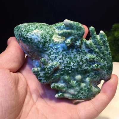 完美奇石 擺件／茶寵【呱呱來財】7