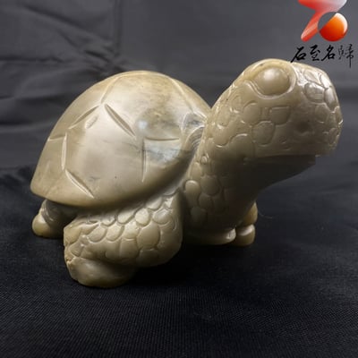 江西芙蓉石純手工雕烏龜 【碧祥（必祥）龜】張志方老師作品3