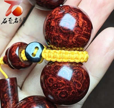 印度小葉紫檀老料 整顆瘤疤精品限量五串2