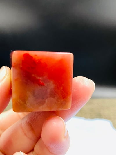 瓜瓢紅-六面平雞血大紅袍10