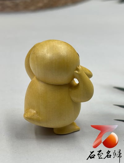 台灣現貨 實體店鋪 雲南大葉黃楊【可達鴨小把件】4