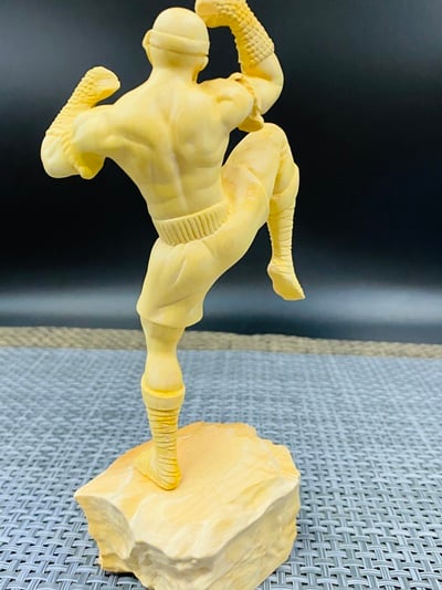 黃楊木精雕作品【LOL遊戲角色-盲僧:勇者無敵】3