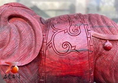 印度小葉紫檀【吉象-吉祥如意】3