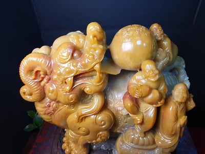 極品田黃石【招財瑞獸】3