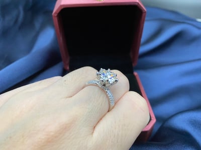 莫桑鑽熱銷整理 男戒/女戒/耳環 台灣現貨 可過鑽筆檢測 附GRA+925銀證書6