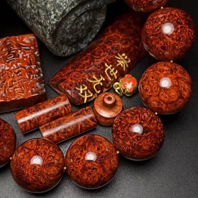 印度小葉紫檀18mm手珠【舉世無雙】5