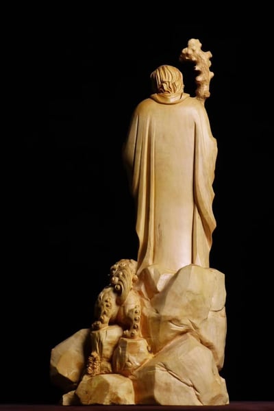 小葉黃楊木【達摩祖師】8