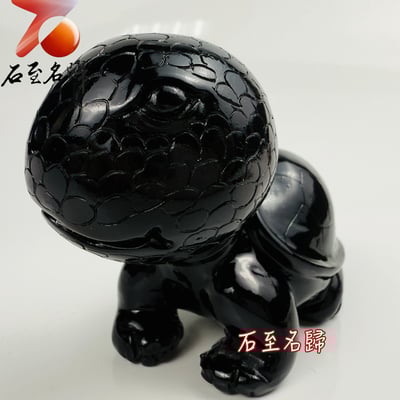 丹東石純手工雕烏龜  張國民雕刻家作品 【英雄系列-龜俠出擊】4