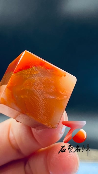 巴林芙蓉凍雞血石印章6