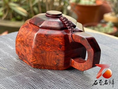 印度小葉紫檀 滿瘤疤八角壺4