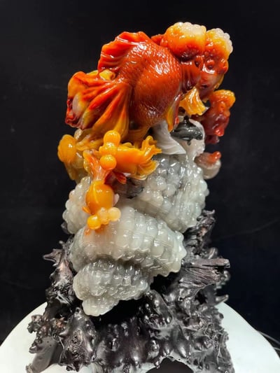 極品寮國高山五彩石【金玉滿堂2】2