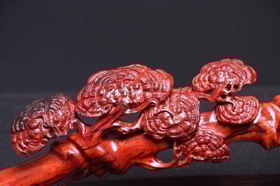 印度小葉紫檀【靈芝如意】4