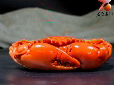 老撾石手工精雕 張國民老師作品【四通八達，八方來財】6