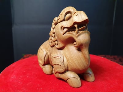 老山檀香-湘工大師手作【饕餮】7