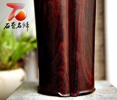 印度小葉紫檀老料高油密整木製【葵花筆筒】5