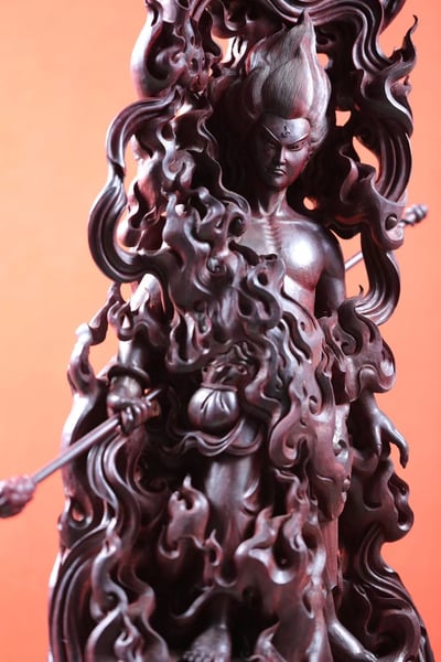 印度小葉紫檀清刀款【三太子哪吒】5