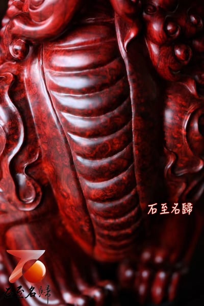 天然 印度小葉紫檀｜鎮宅聚財重器【滿瘤疤-大貔貅】2