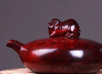 印度小葉紫檀把把壺【把把胡】2