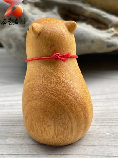 崖柏木雕件【卡皮巴拉】高5.5公分3