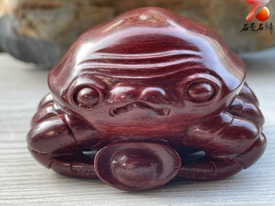 印度小葉紫檀高油密二膘料 湘工手作【八方來財】6