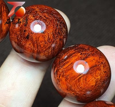 印度小葉紫檀20mm瘤疤+金星【梵音】7