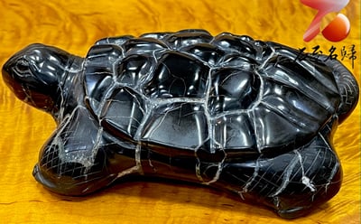 龜甲石重量級1.7公斤作品 手工雕烏龜 【盤古神龜】4