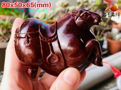 印度小葉紫檀高油密二膘料＋爆滿金星 湘工手作【唐馬套組】8