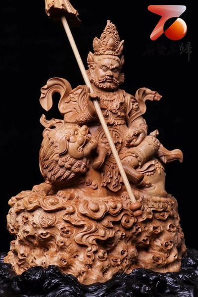 印度老山檀香  名師作品【財寶天王】4
