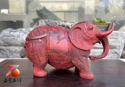 印度小葉紫檀【吉象-吉祥如意】6