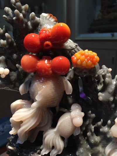 寮國高山五彩石【金玉滿堂1】2