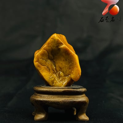 壽山田黃石收藏雕件【踏雪尋梅】 附福州壽山石鑑定中心鑑定證書3